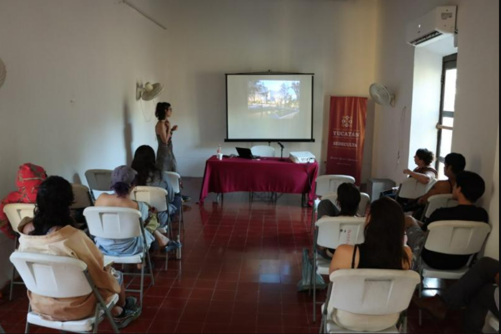 Estudiantes de la Universidad Modelo presentan primera etapa del levantamiento arquitectónico del Centro Cultural del Mayab